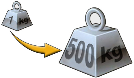 We can ship heavy parcels